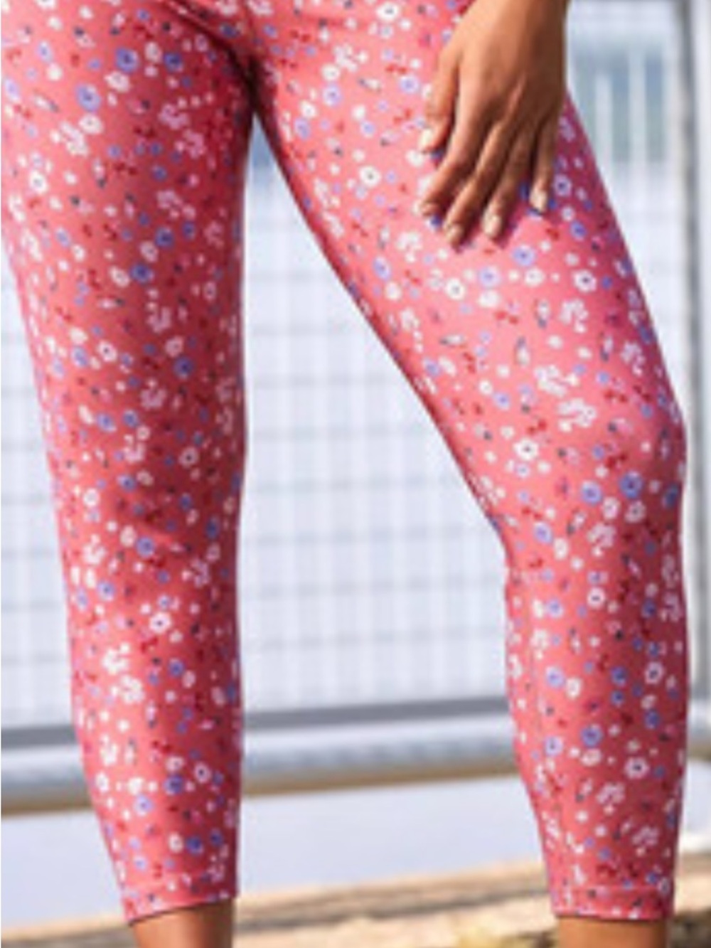 Women’s Floral Pink Leggings